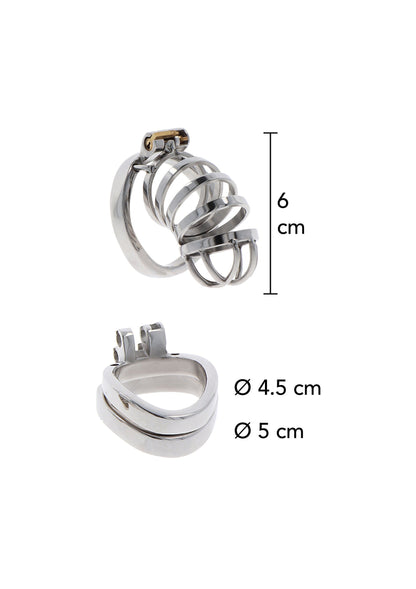 16821 hidden desire extreme chastity cock cage metal