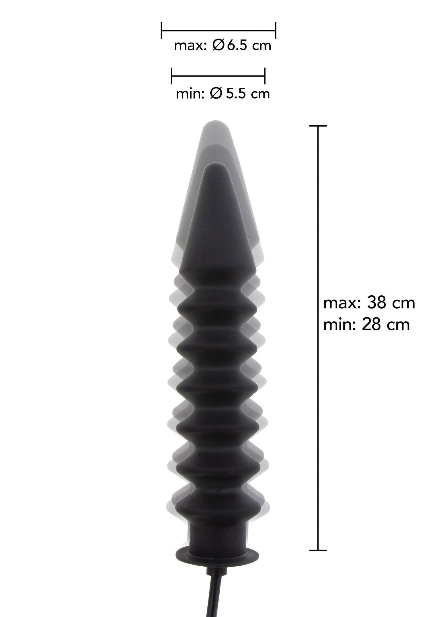 16857 hidden desire extreme inflatable ribbed plug expert