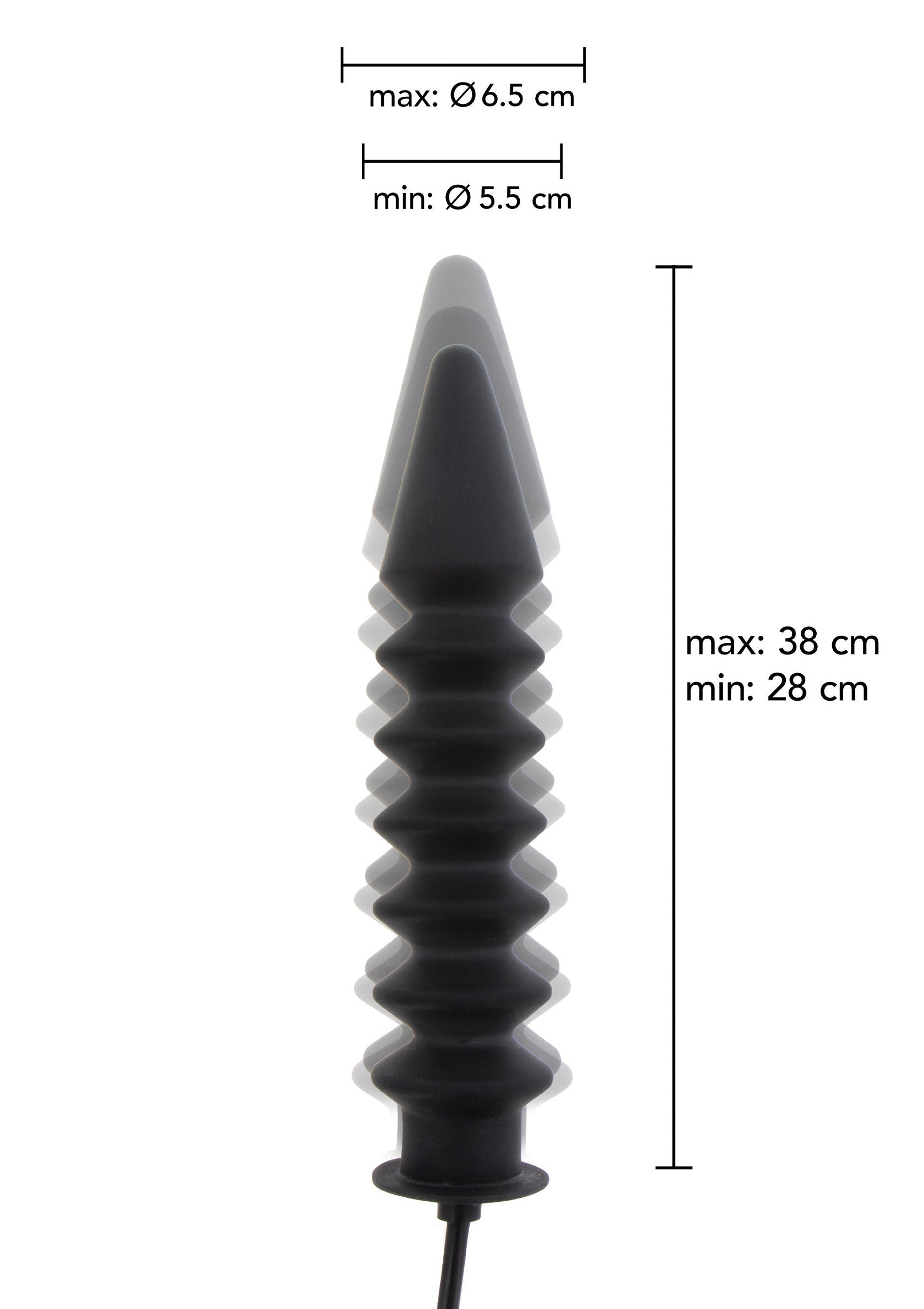 16857 hidden desire extreme inflatable ribbed plug expert