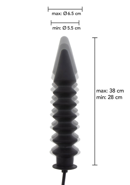 16857 hidden desire extreme inflatable ribbed plug expert