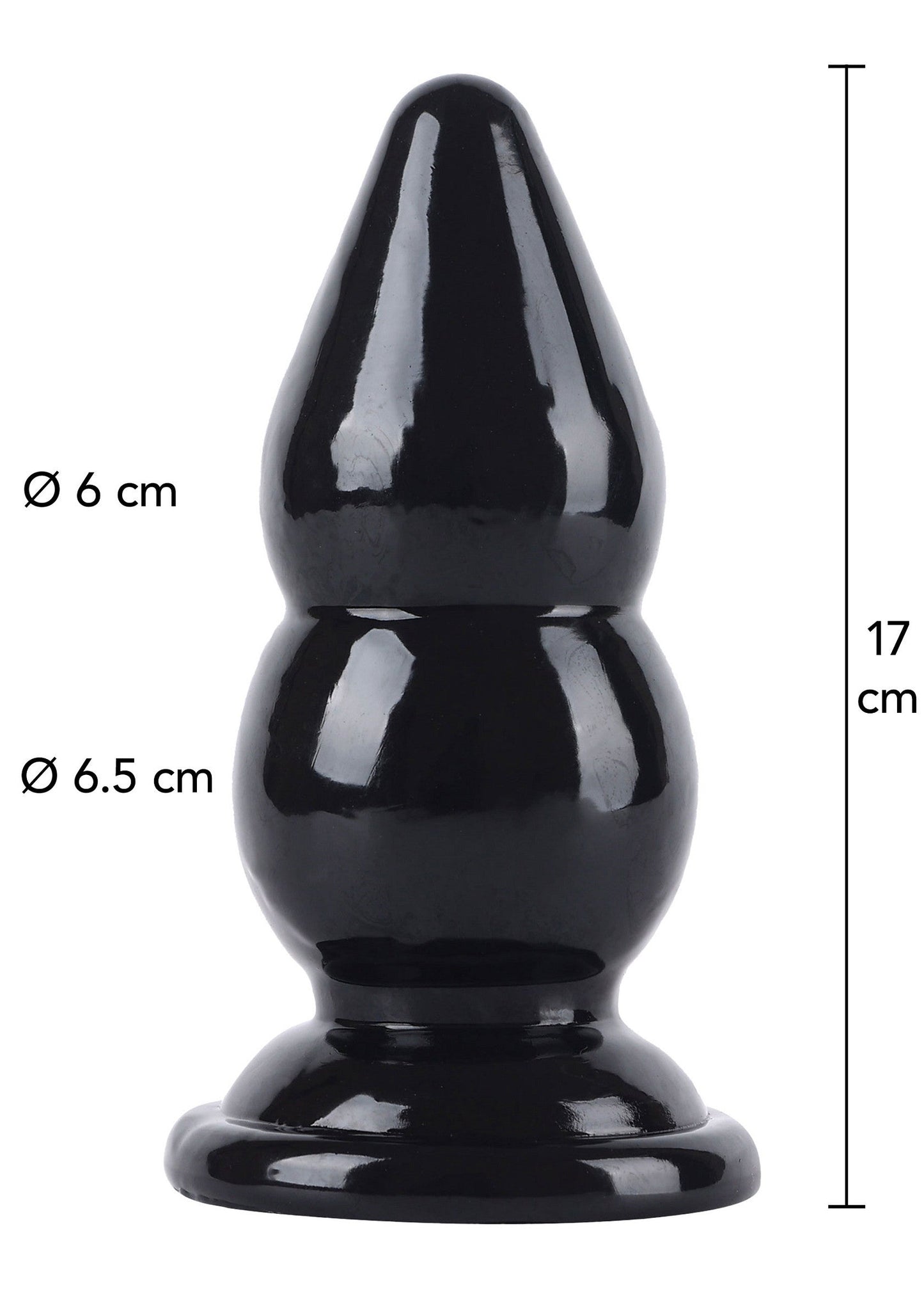 16869 hidden desire extreme buttplug balls large 17cm