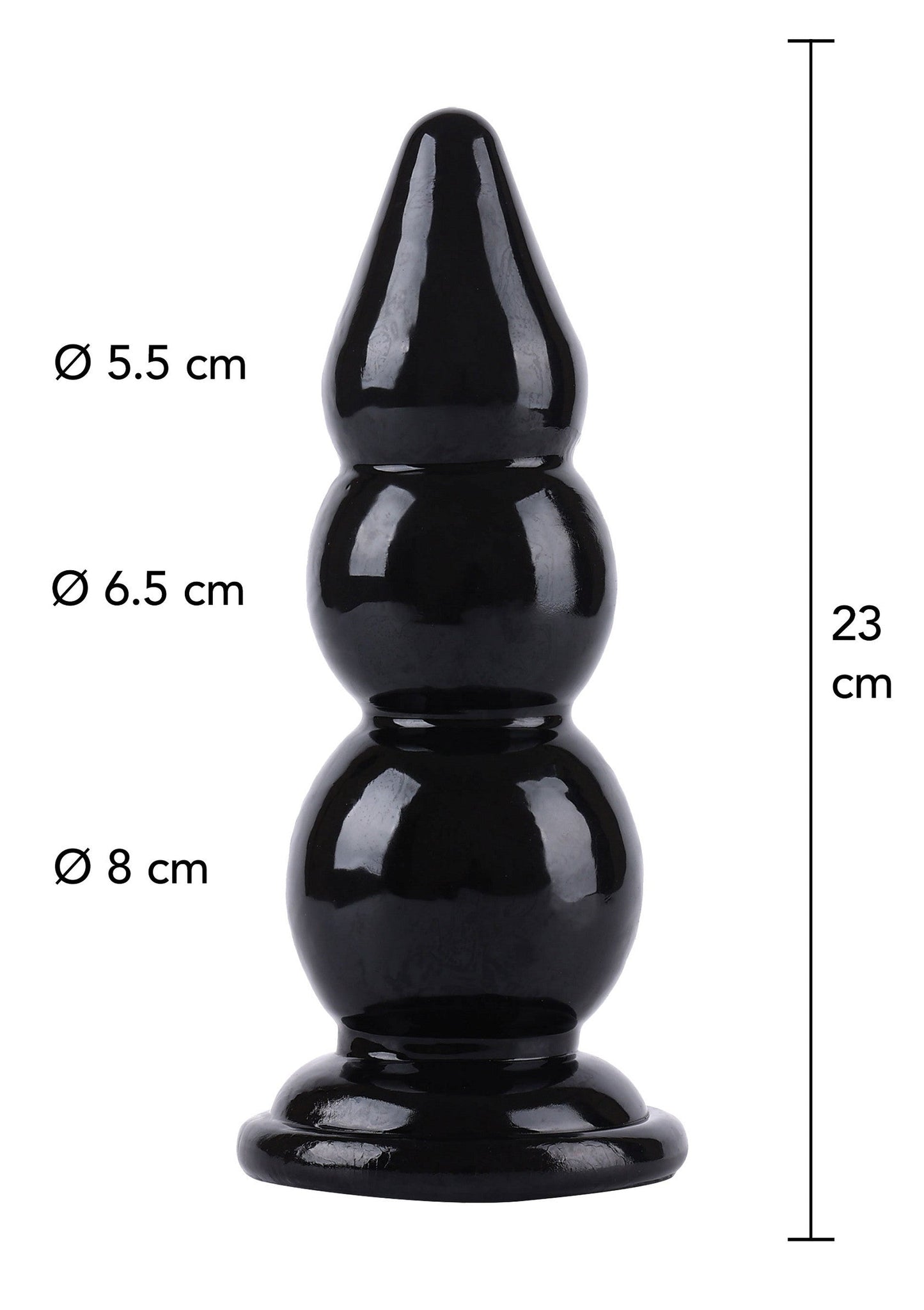 16870 hidden desire extreme buttplug balls 23cm