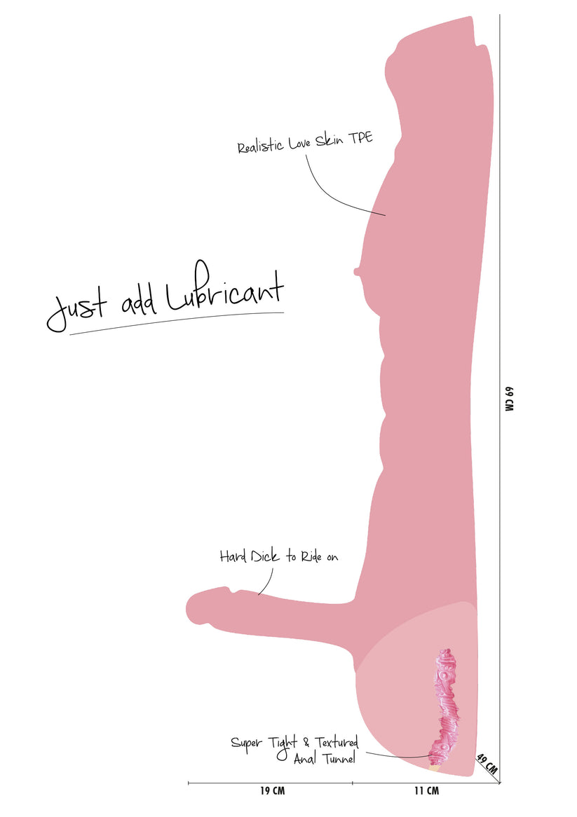 Dude Fuck Me! 13 kg – Realistischer Männer-Torso Hidden Desire | RaiX Shop