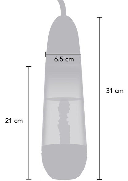 16962 hidden desire fusion magnifying sleeve penis pump