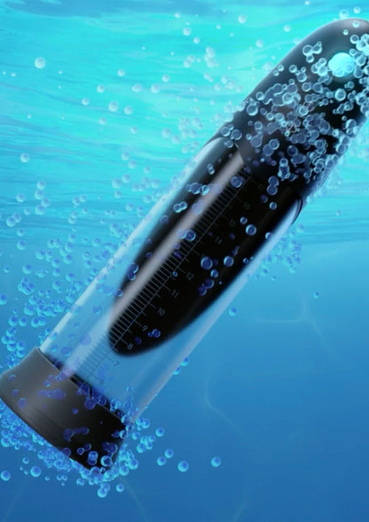 16964 hidden desire fusion automatic aqua penis pump