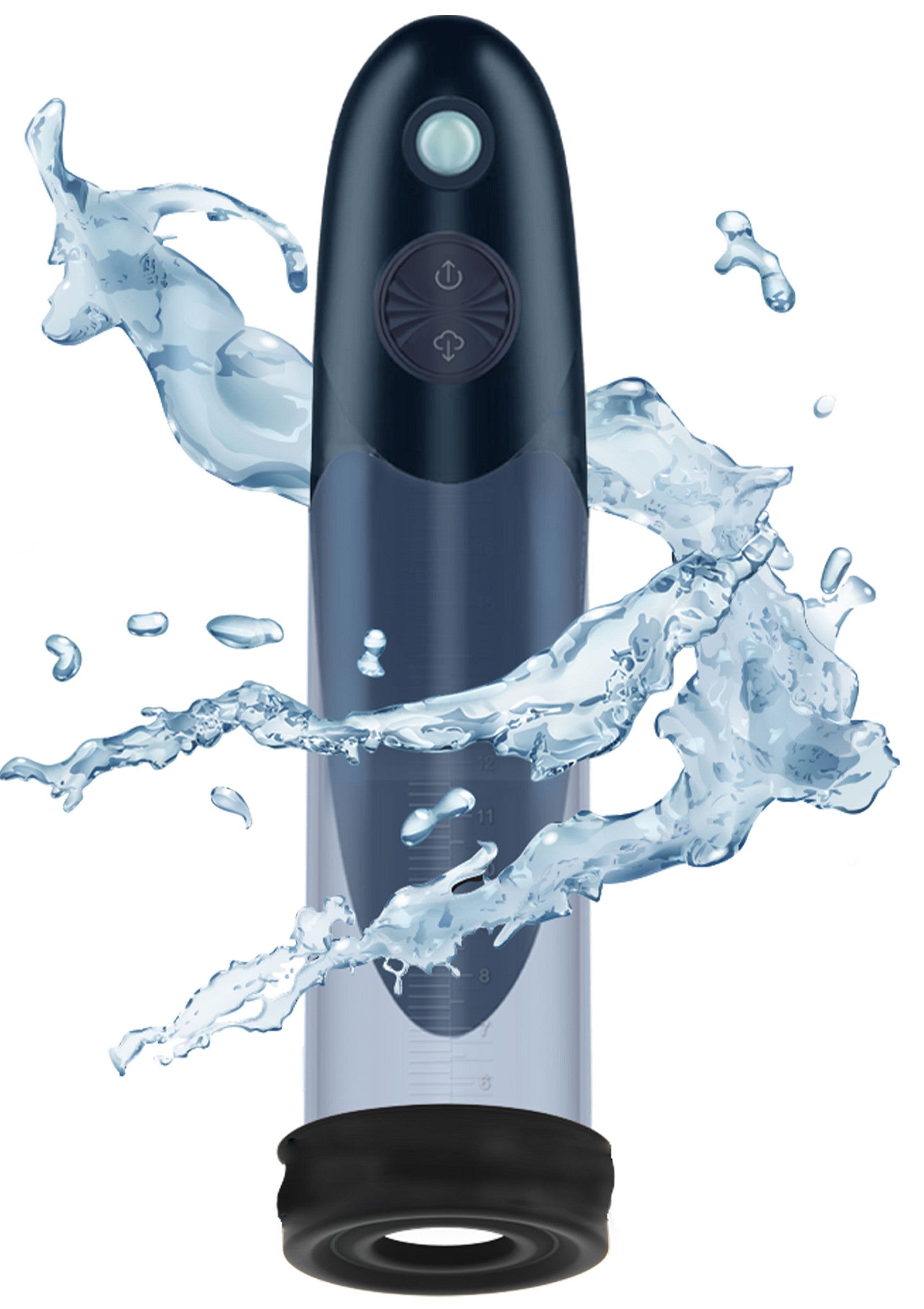 16964 hidden desire fusion automatic aqua penis pump