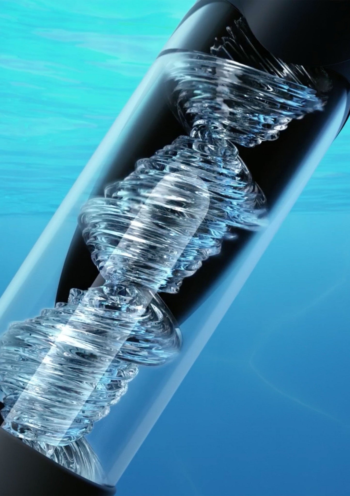 16964 hidden desire fusion automatic aqua penis pump