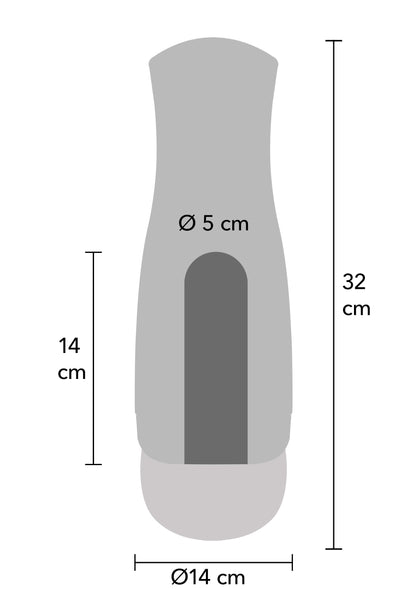 Super Suction Nutbuster Triple Masturbator