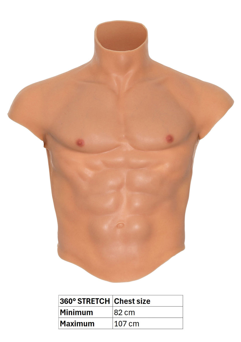 Silikon Männertorso Muskelshirt 13 Silikon Männertorso Muskelshirt Pecs & Abs Hidden Desire | RaiX Shop
