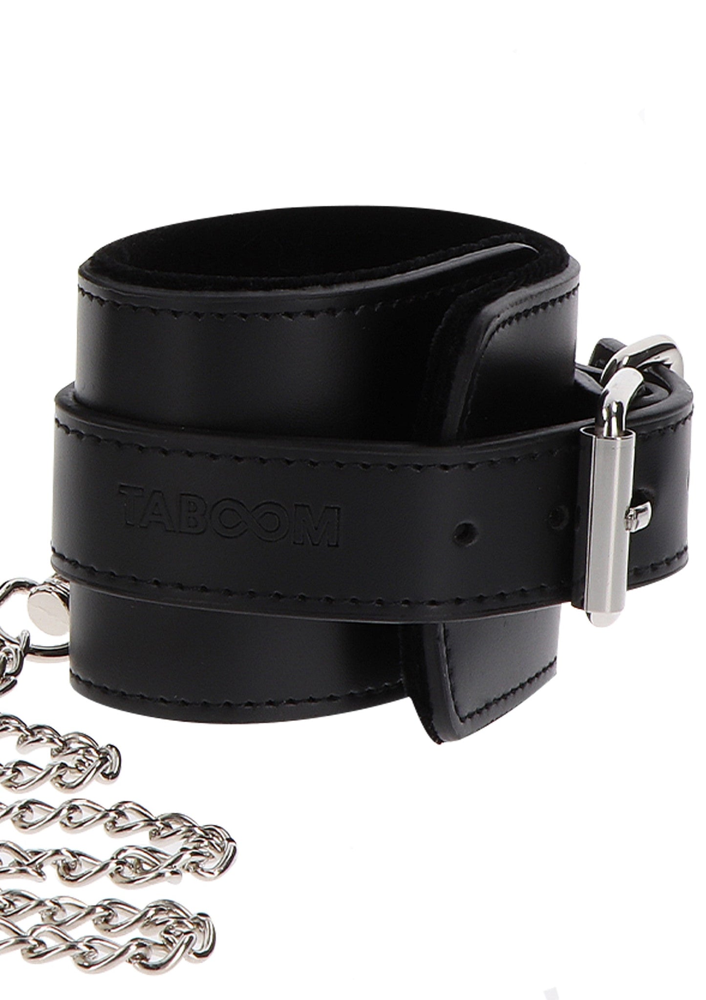 17104 taboom luxury bondage essentials heavy collar and wrist cuffs