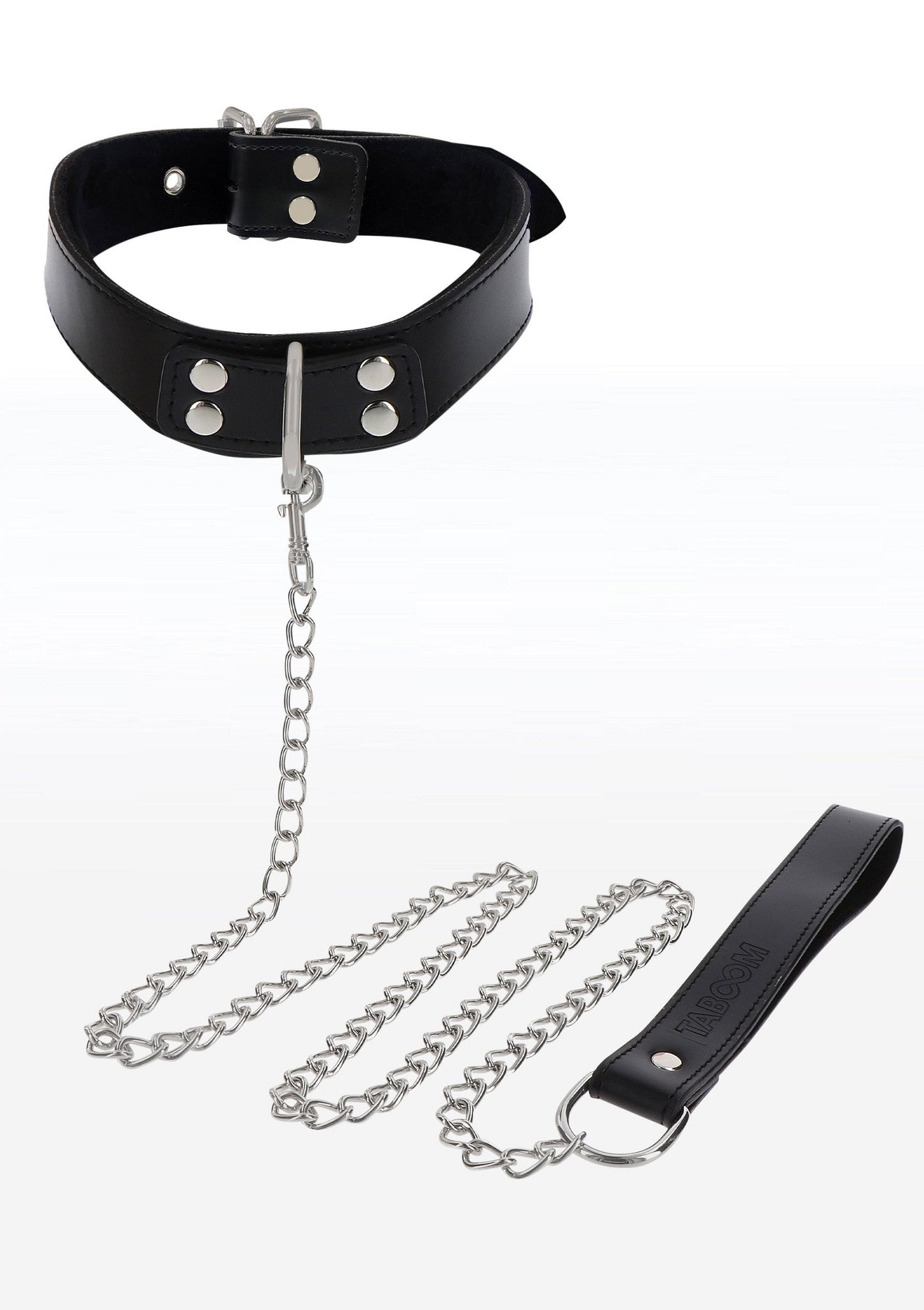 17106 taboom luxury bondage essentials elegant collar and chain leash