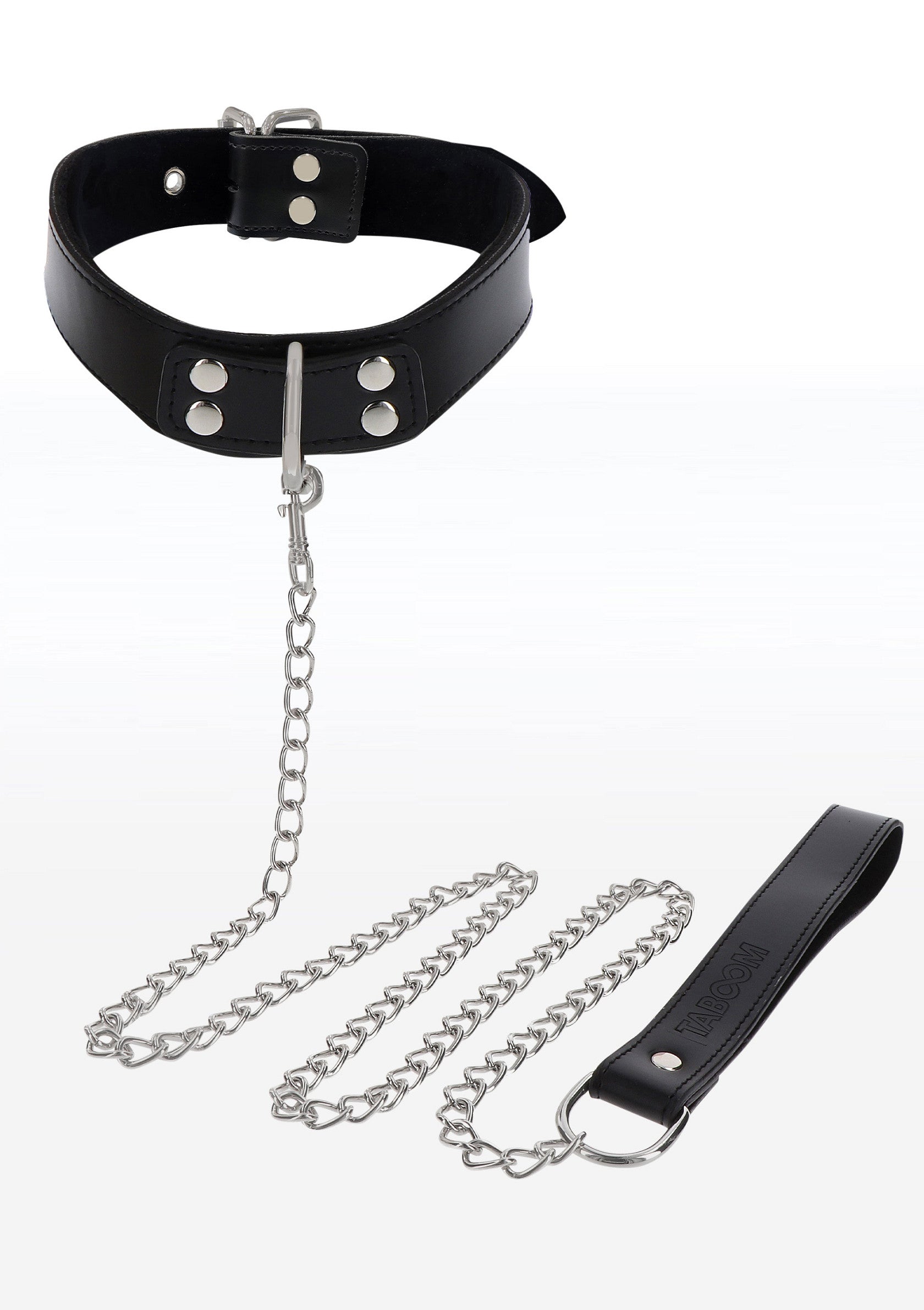 17106 taboom luxury bondage essentials elegant collar and chain leash