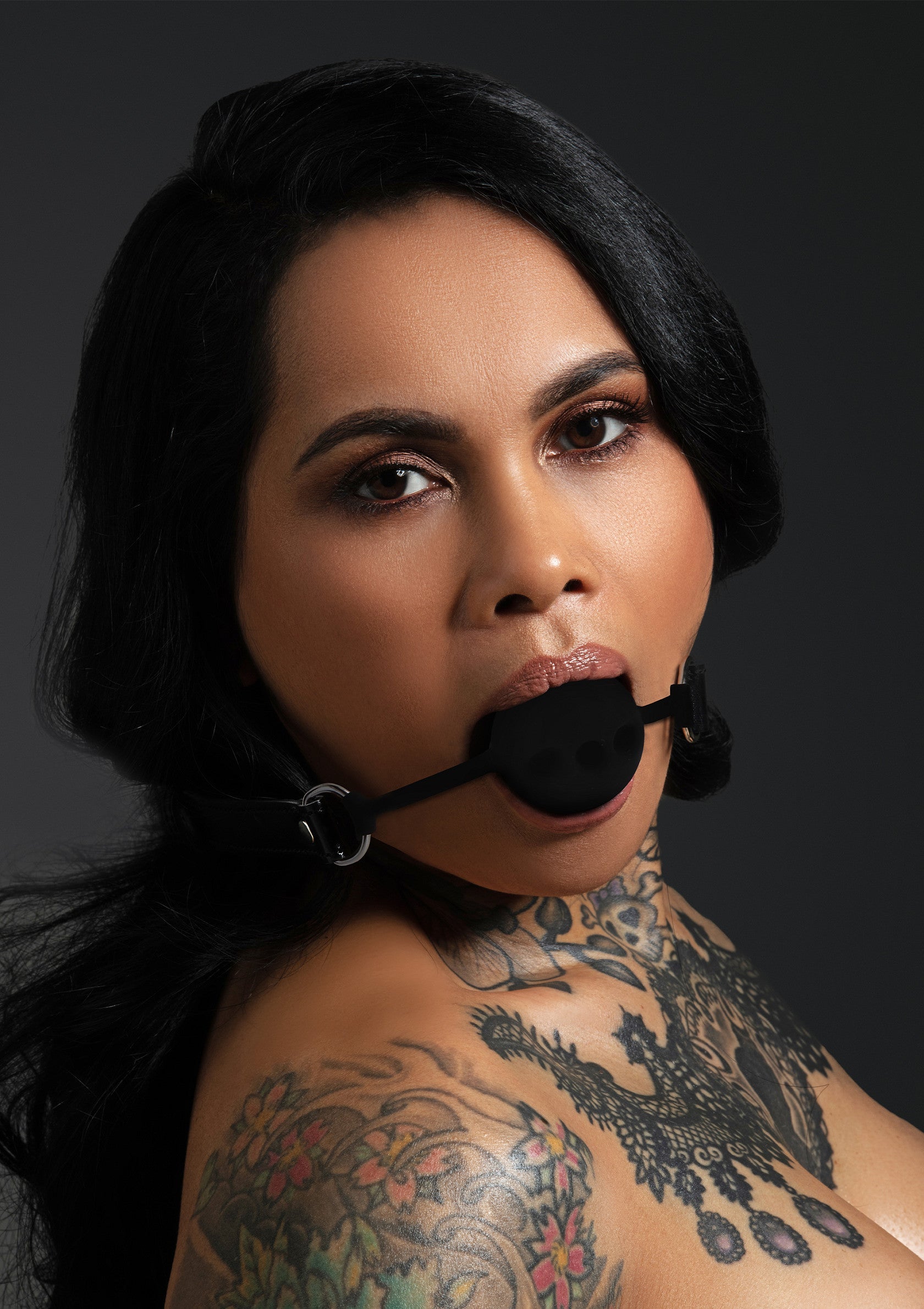 17109 taboom luxury bondage essentials silicone ball gag
