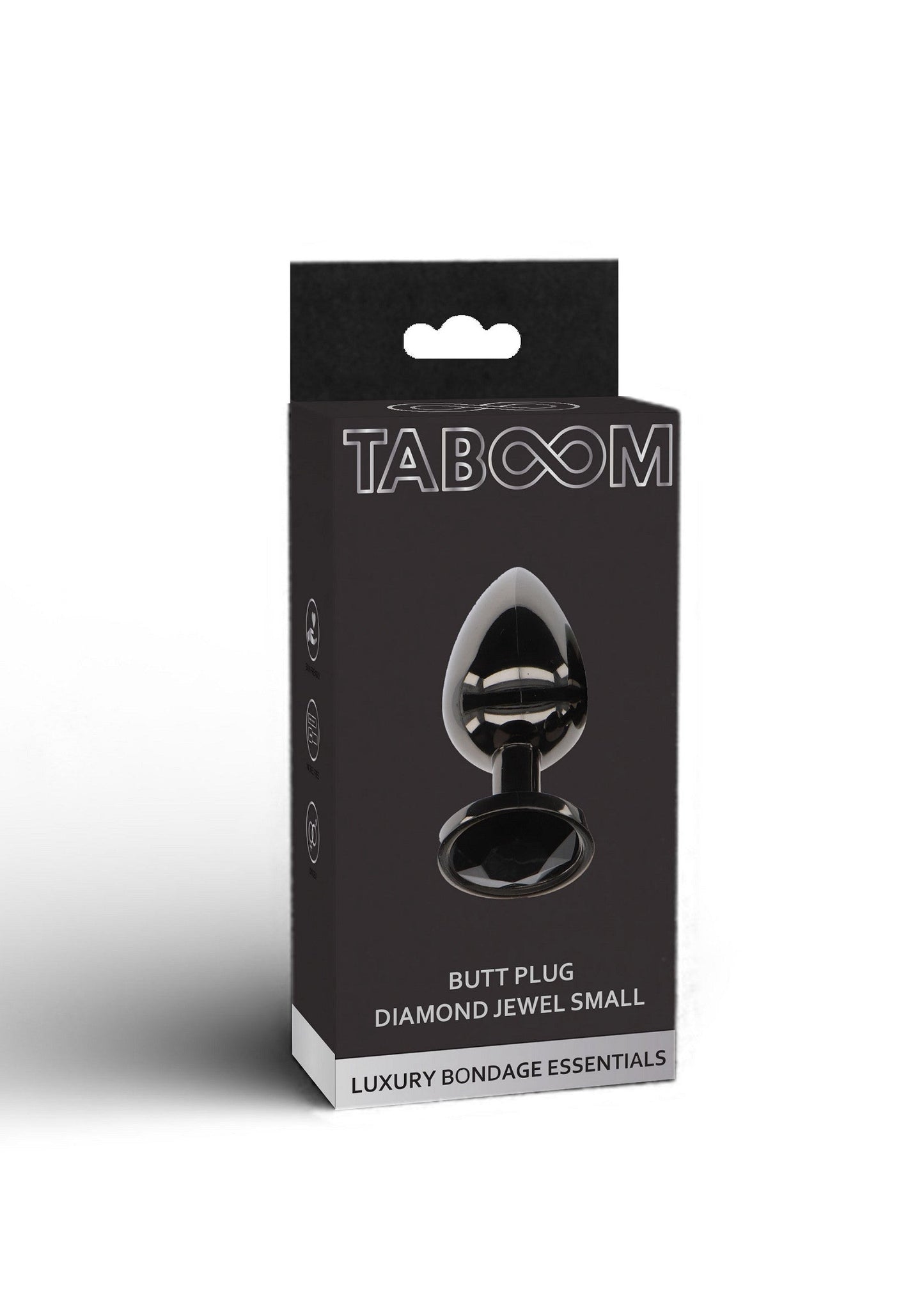 17116 taboom luxury bondage essentials butt plug with diamond jewel s