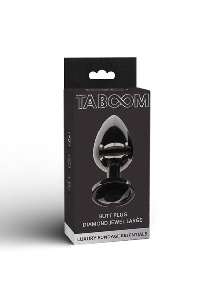 17118 taboom luxury bondage essentials butt plug with diamond jewel l
