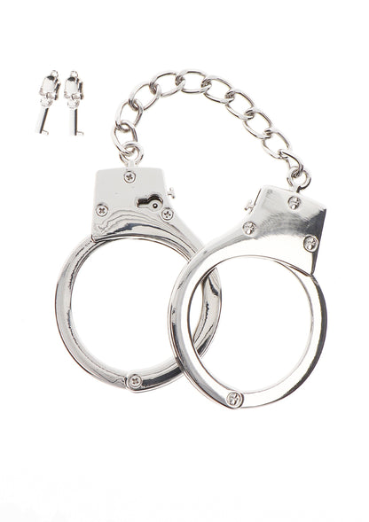 17124 taboom luxury bondage essentials silver plated bdsm handcuffs