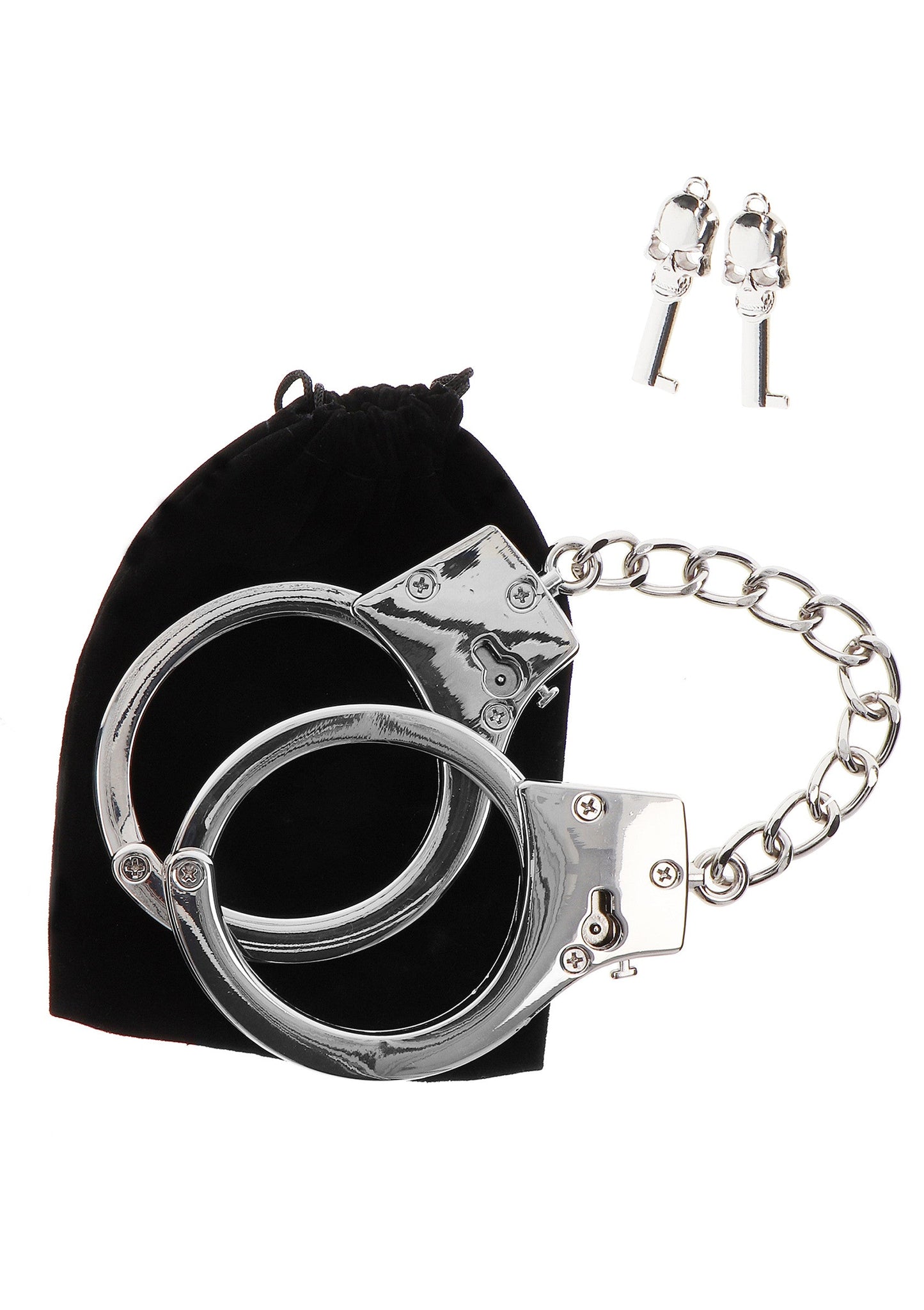 17124 taboom luxury bondage essentials silver plated bdsm handcuffs