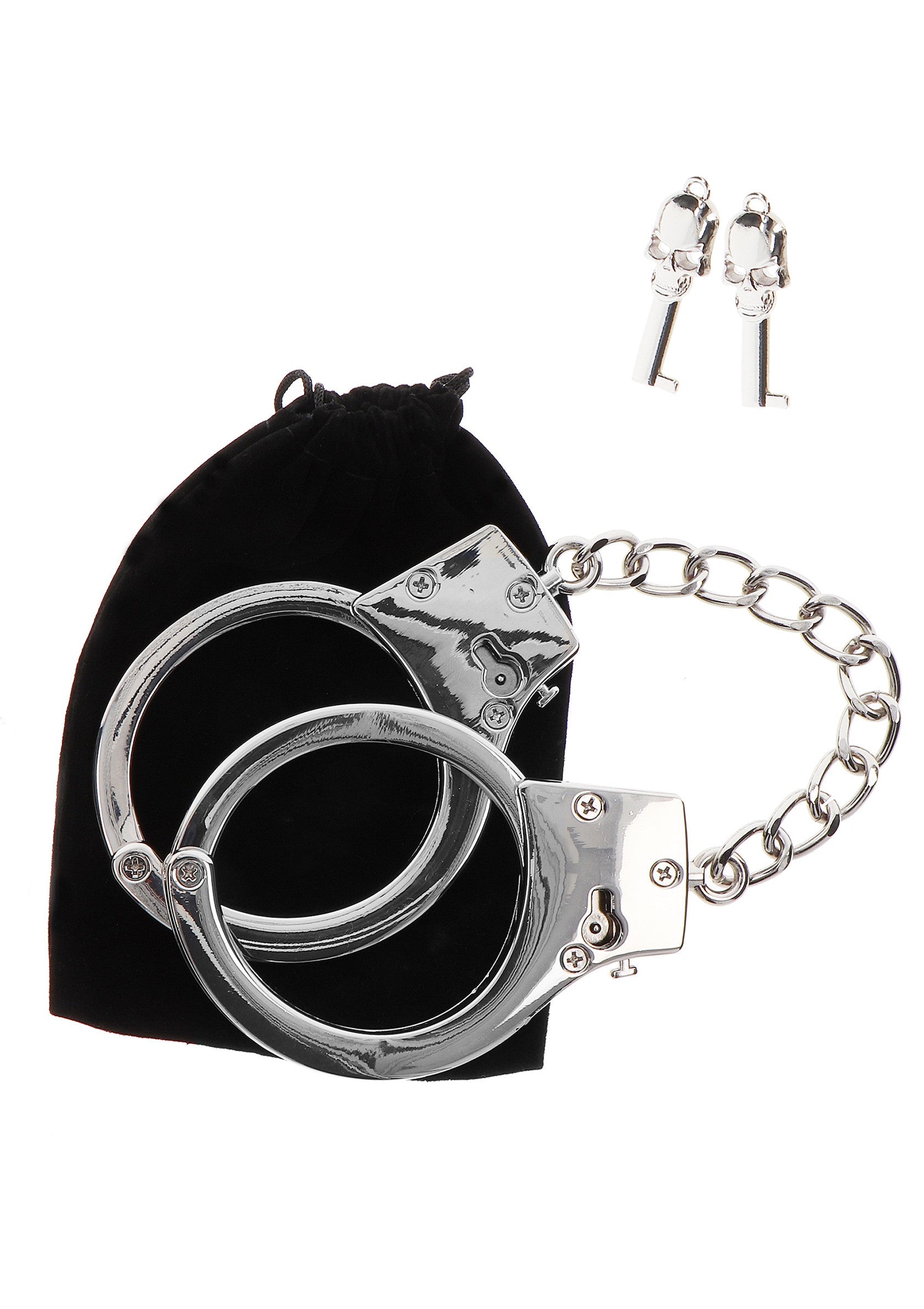 17124 taboom luxury bondage essentials silver plated bdsm handcuffs