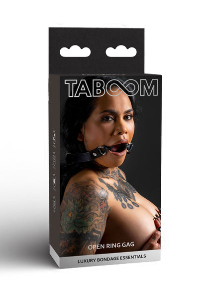 17127 taboom luxury bondage essentials open ring gag