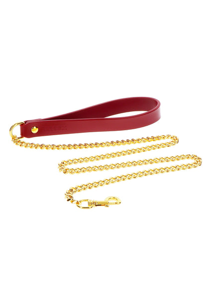 17156 taboom bondage in luxury chain leash