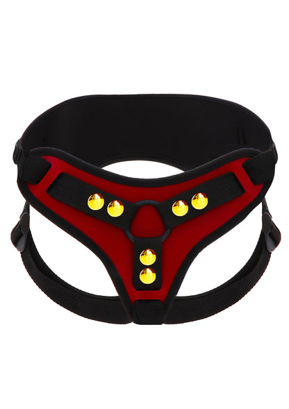 17166 taboom bondage in luxury strap on harness deluxe