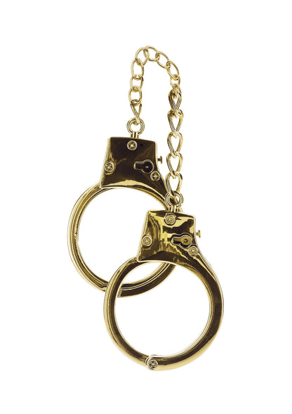17170 taboom bondage in luxury gold plated bdsm handcuffs