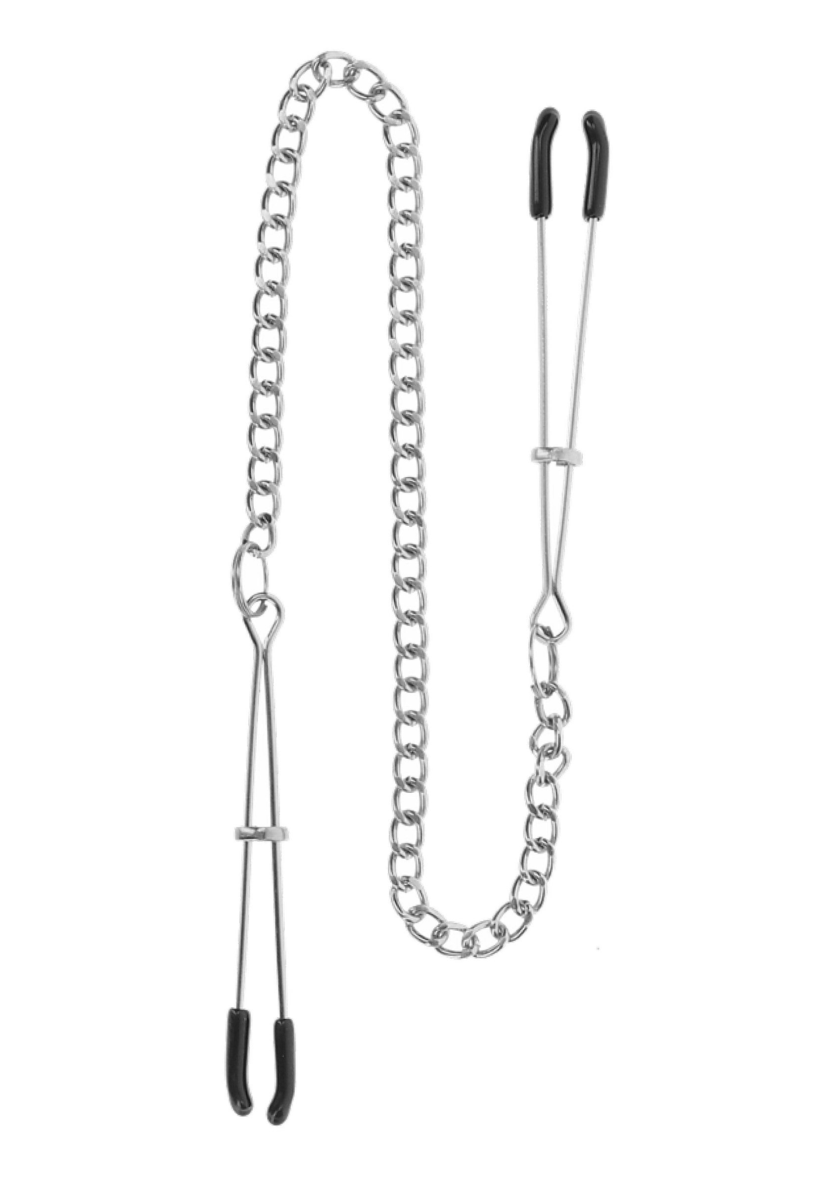 17271 taboom nipple play tweezers with chain