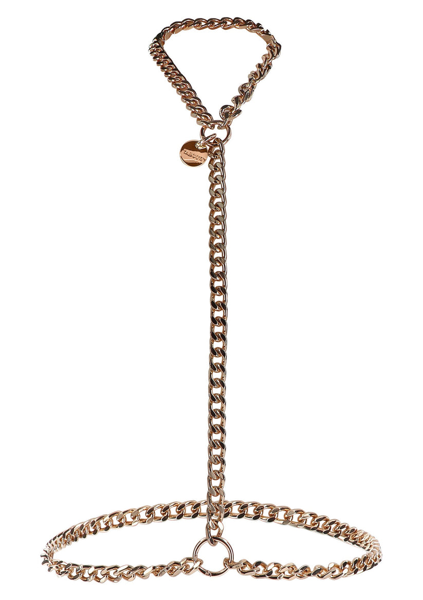 Dona Statement Harness 41 Dona Statement Harness Roségold | Körperkette TABOOM | RaiX