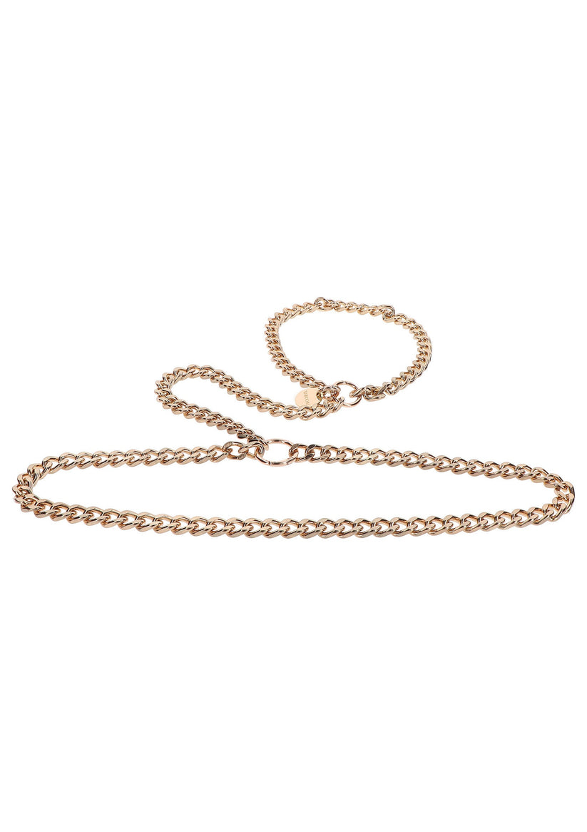 Dona Statement Harness Roségold | Körperkette TABOOM | RaiX