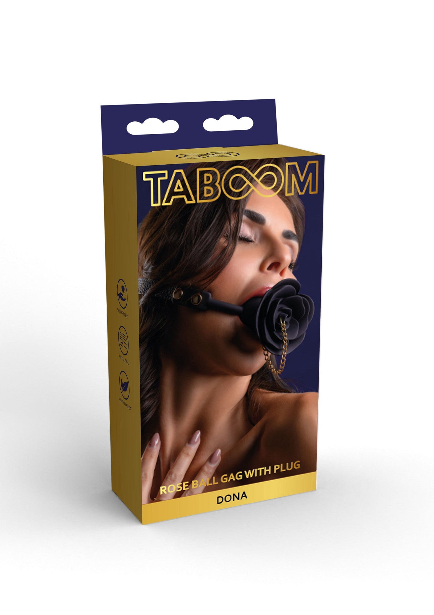 17310 taboom dona rose ball gag with plug