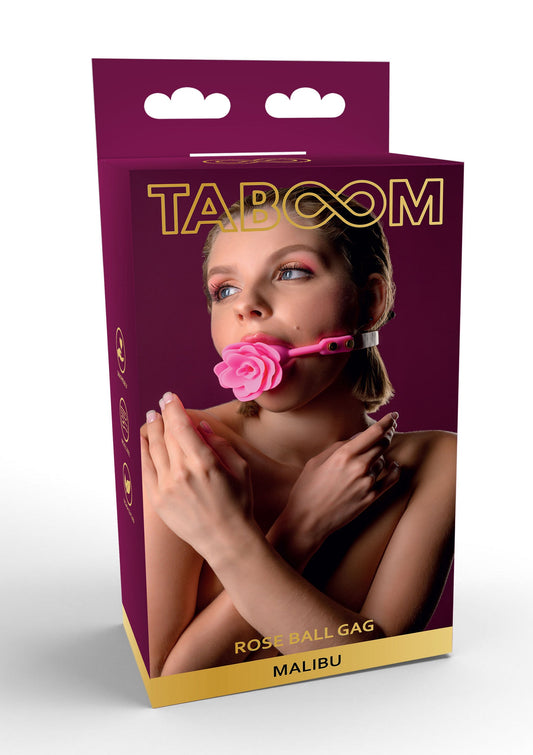 17404 taboom malibu rose ball gag
