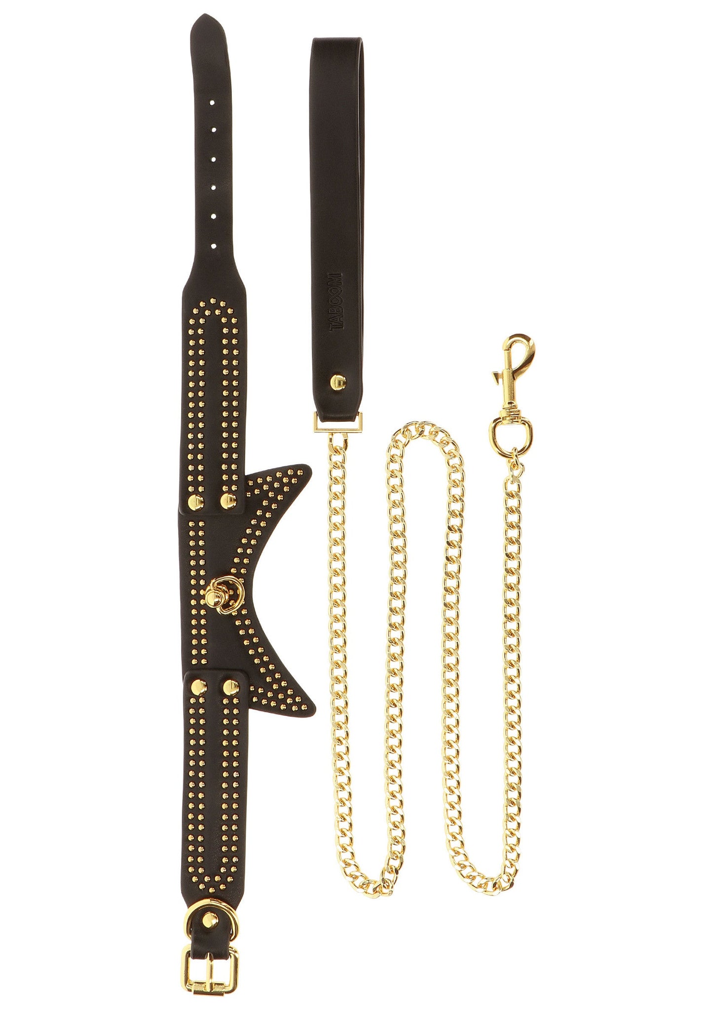 17423 taboom vogue studded collar and leash