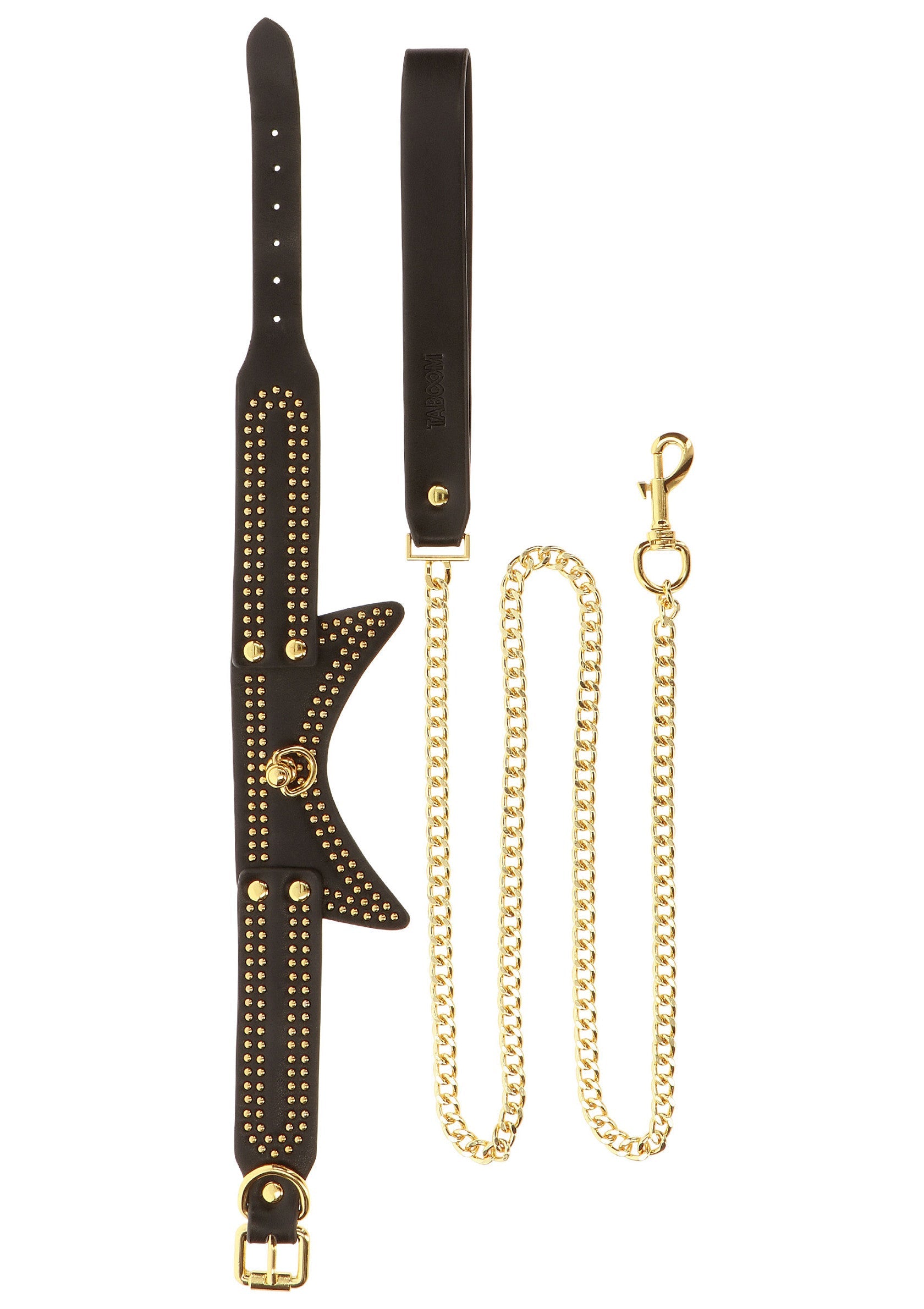 17423 taboom vogue studded collar and leash