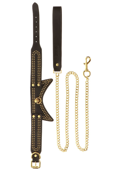17423 taboom vogue studded collar and leash