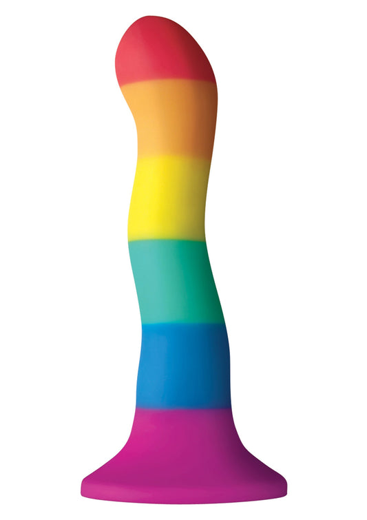 18156 ns novelties colours pride edition wave dildo 6 inch
