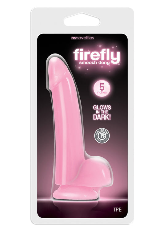 18211 ns novelties fire fly smooth glowing dong 5 inch