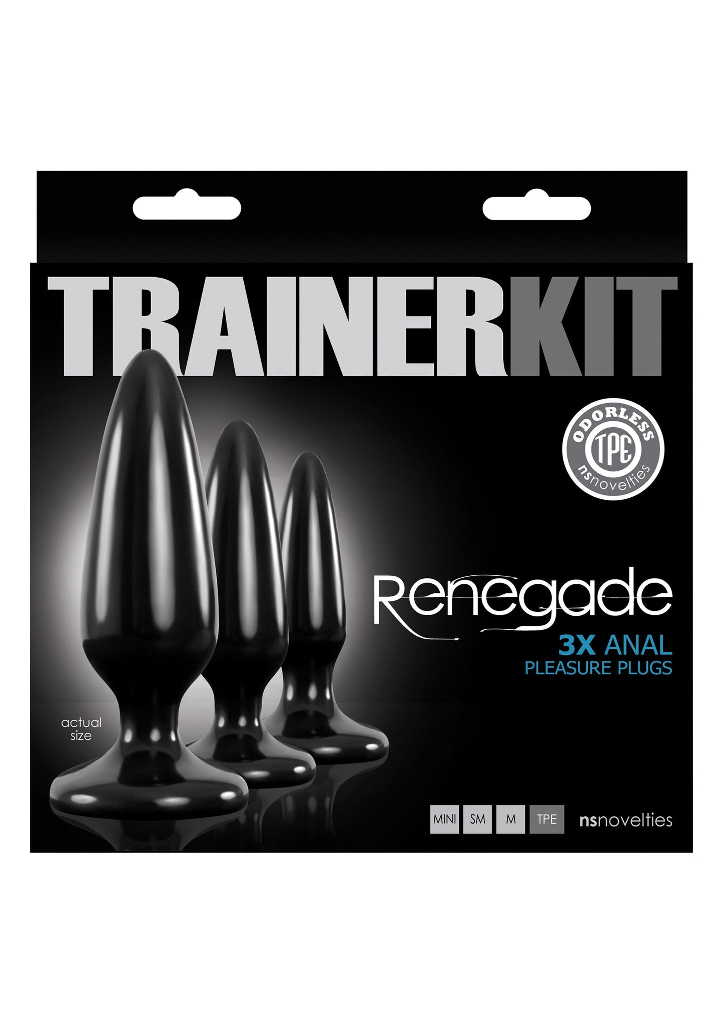 18347 ns novelties renegade pleasure plug 3pc trainer kit