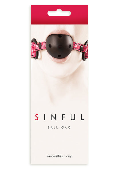 18462 ns novelties sinful ball gag