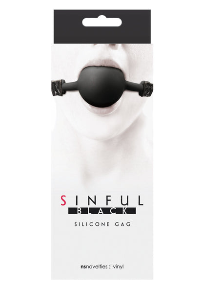 18474 ns novelties sinful soft silicone gag