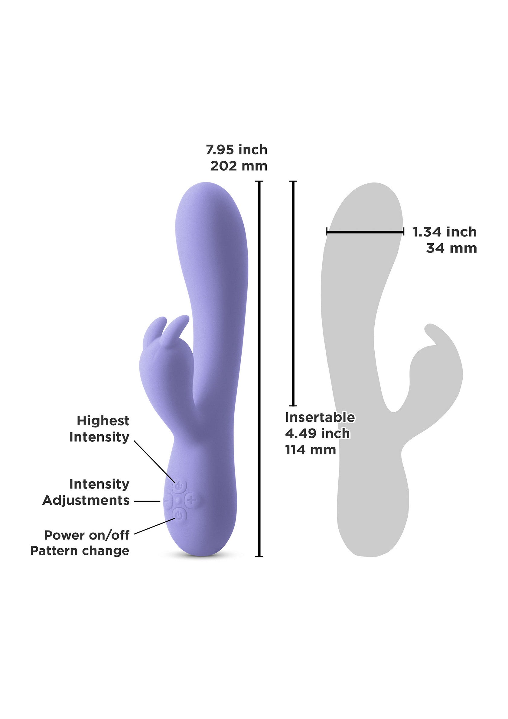 18530 ns novelties inya inya luv bunny