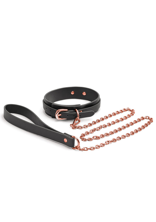 18830 ns novelties bondage couture bondage couture collar leash