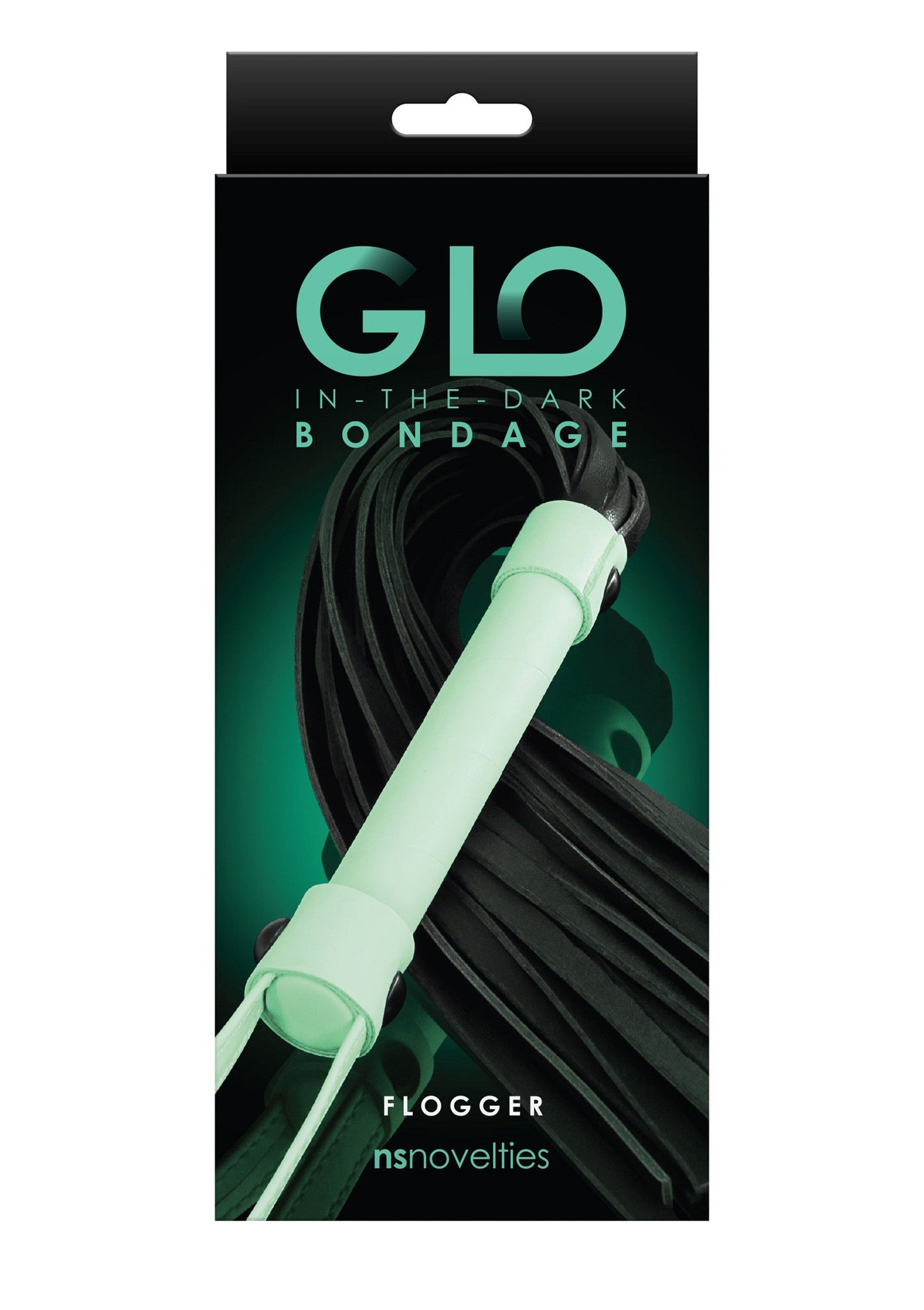18867 ns novelties glo in the dark glo flogger