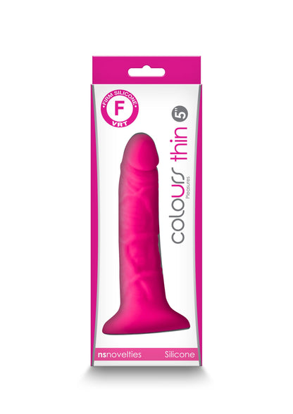 18911 ns novelties colours pleasures dildo thin 5 inch