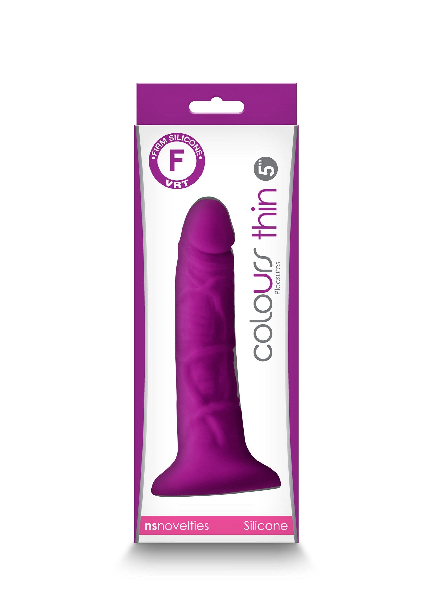 18911 ns novelties colours pleasures dildo thin 5 inch