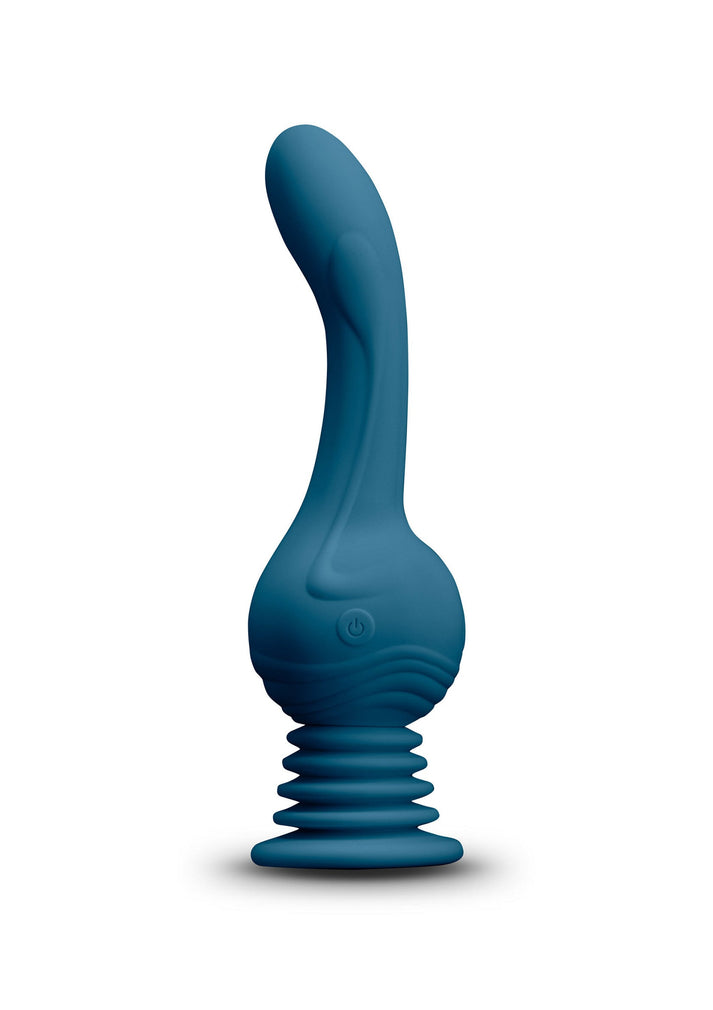Revolution Earthquake. Rotierender Silikon-Vibrator mit 3 Vibrationsmodi und Fernbedienung. Flexibles Design für gezielte G-Spot und Prostata-Stimulation. Exklusive bei RaiX Shop Konstanz kaufen