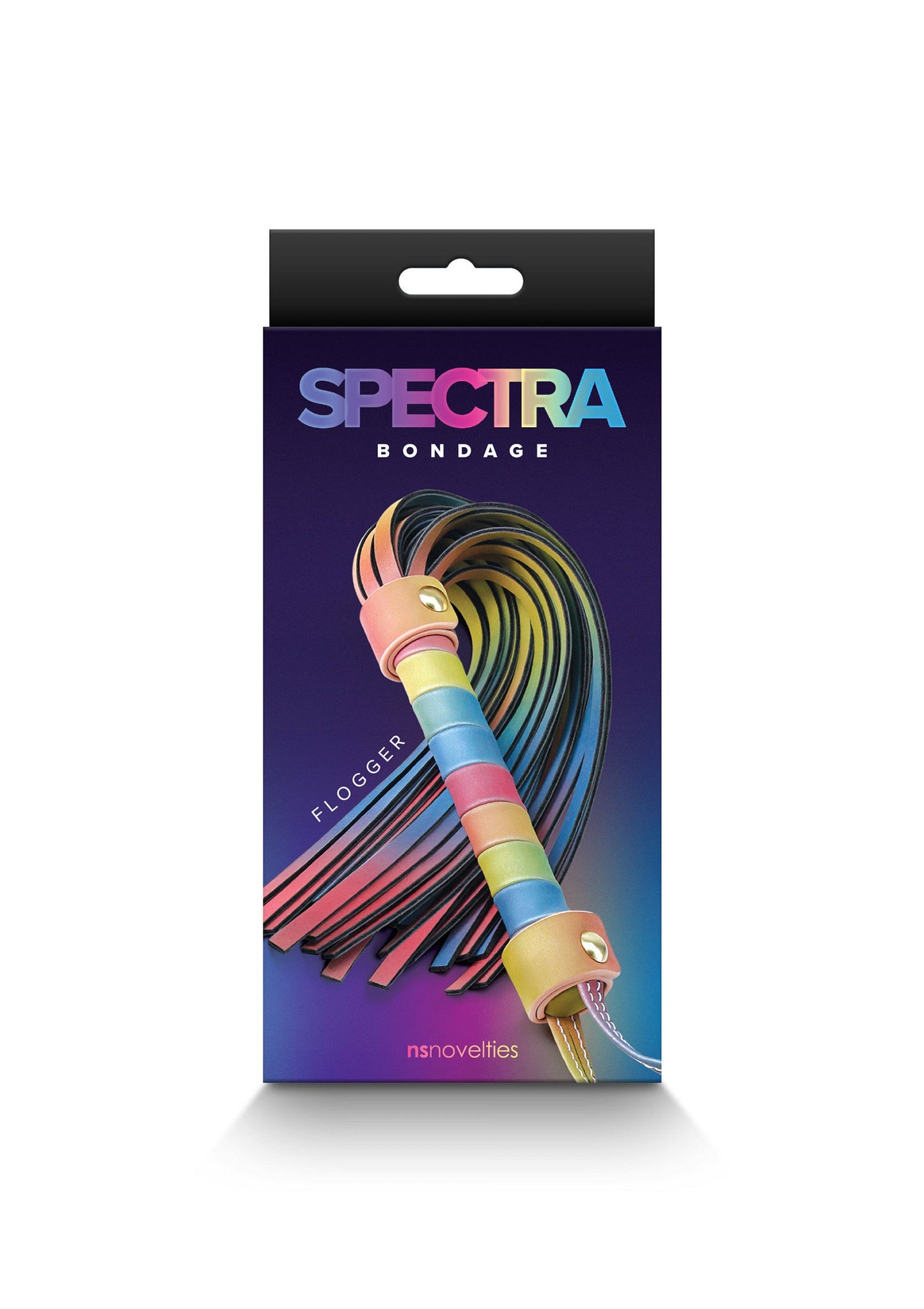 19124 ns novelties spectra spectra bondage flogger