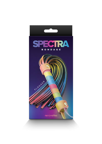 19124 ns novelties spectra spectra bondage flogger