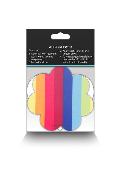 19165 ns novelties pretty pasties pasties heart flower 2 pair