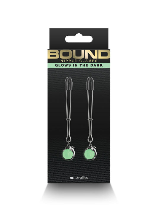 19180 ns novelties bound nipple clamps g1