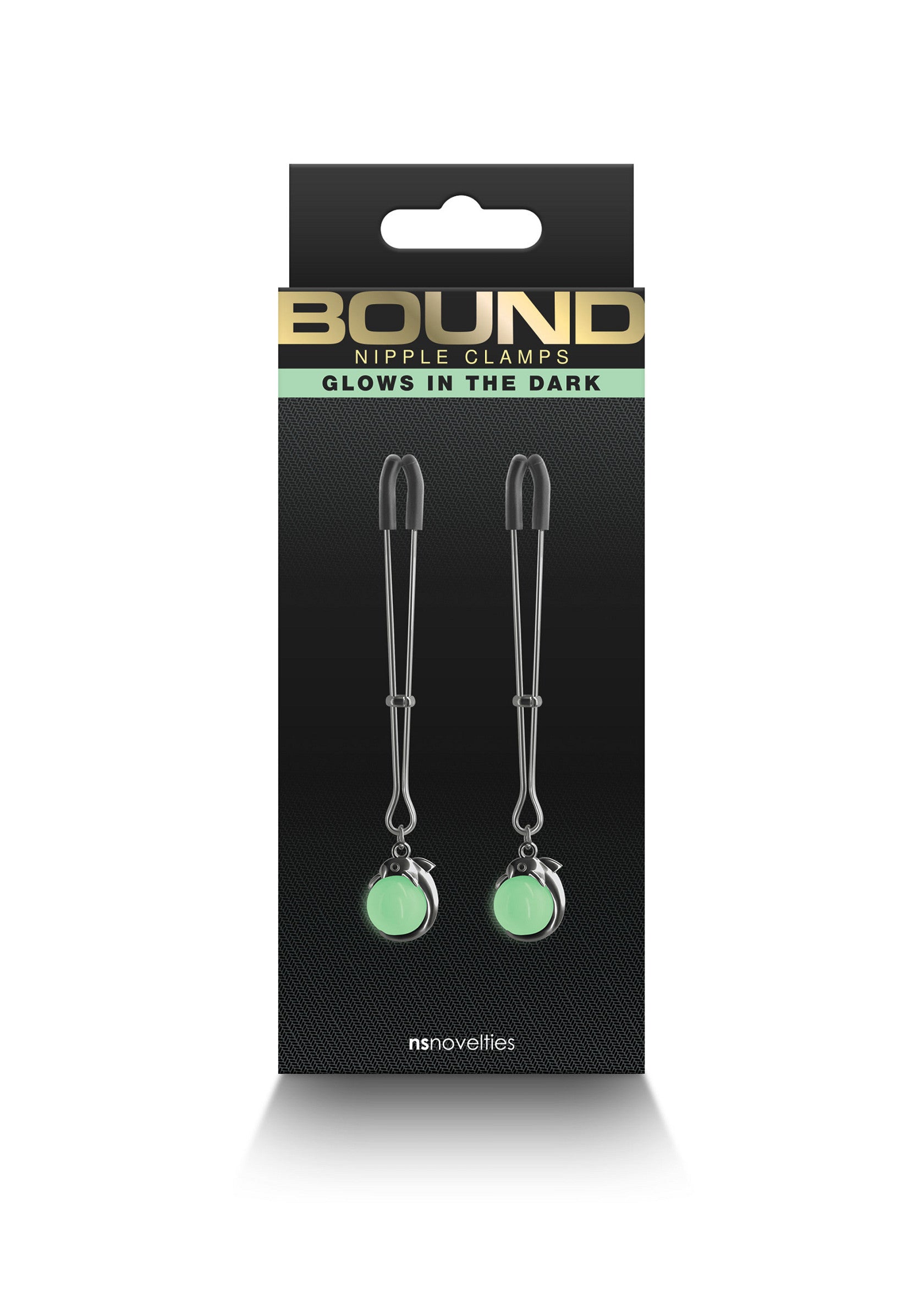 19180 ns novelties bound nipple clamps g1